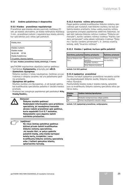 geoTHERM 22-46-kW Naudojimo instrukcija.pdf (2.25 MB) - Vaillant