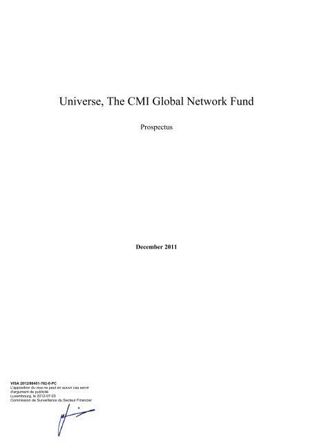 Universe The Cmi Global Network Fund Clerical Medical