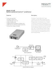 Model 4416B Battery powered Isotron® conditioner - Endevco