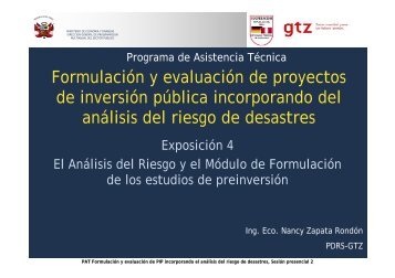 ExposiciÃ³n 4 El AnÃ¡lisis del Riesgo y el MÃ³dulo de FormulaciÃ³n de ...