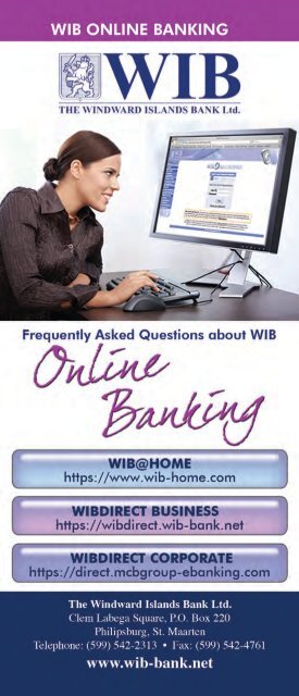 At WIB we work for you!! - Windward Islands Bank