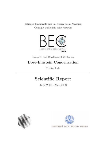 Scientific Report - BEC