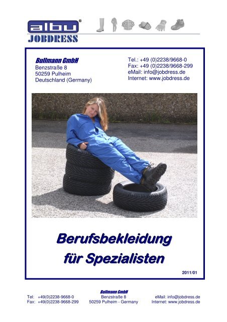 Berufsbekleidung für Spezialistenn - Albu