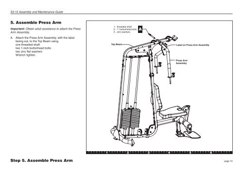 S3.15 Strength System Base Owner's Manual - Precor