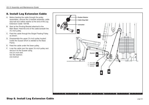 S3.15 Strength System Base Owner's Manual - Precor