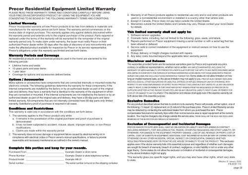 S3.15 Strength System Base Owner's Manual - Precor