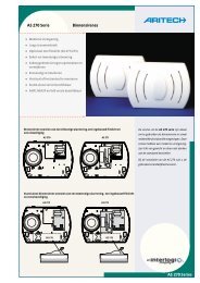 AS 270 Serie Binnensirenes AS 270 Series - De Beveiligingswinkel