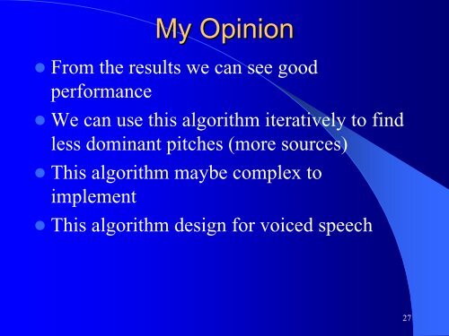 Monaural Speech Segregation Based on Pitch Tracking and ...