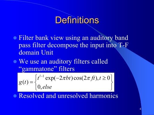 Monaural Speech Segregation Based on Pitch Tracking and ...