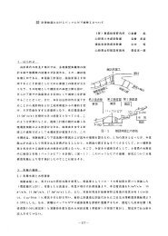 砂防施設におけるバッフルピア減勢工について