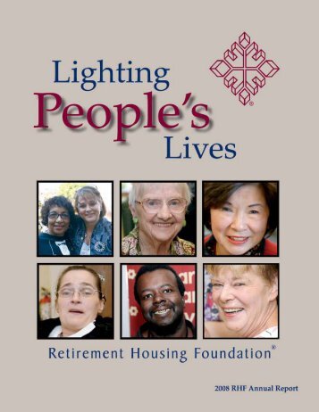 RHF Gift Annuities - Retirement Housing Foundation