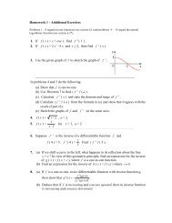 HW 1 Exercises # 1