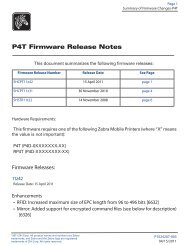 P4T Firmware Release Notes - Zebra