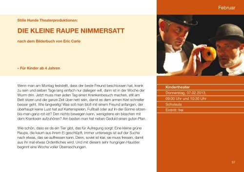Kulturprogramm 2. Halbjahr 2012 - Gemeinde Unterföhring