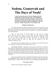 Sodom, Gomorrah and the Days of Noah. - Triumphpro.com