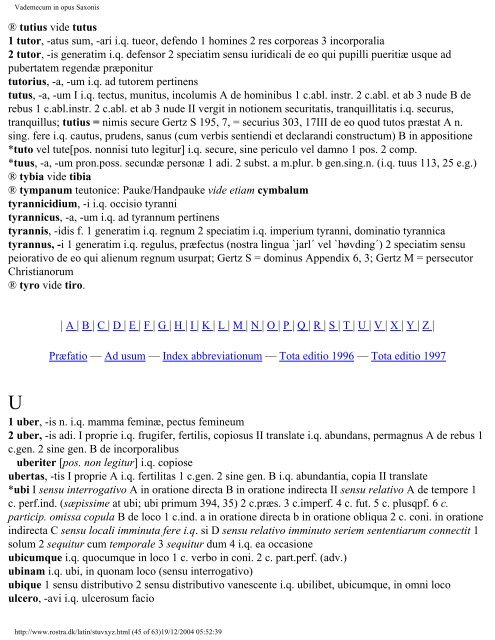 abbreviationum - USP