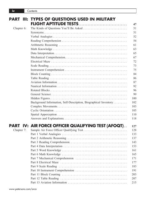 Military Flight Aptitude Tests - USAREC - U.S. Army