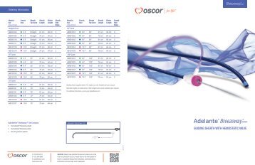 Adelante Breezeway Guiding Sheath with Hemostatic ... - Oscor.com