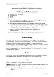 Mitschrift zur Vorlesung Betriebliches Rechnungswesen - Vwa-bwl.de