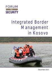 Integrated Border Management in Kosovo - QKSS