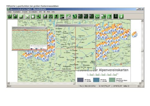 Alpenvereinskarte Digital - Version 2010 - GPS-Reutlingen