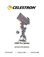 pdf of CGE Pro Series Manual - Celestron