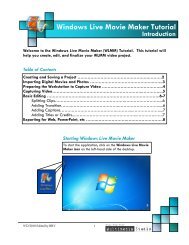 Windows Live Movie Maker Tutorial