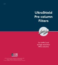 UltraShield Pre-column Filters - MAC-MOD Analytical Inc.