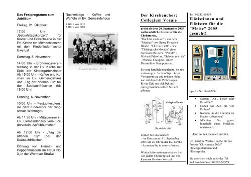 September bis November - Evangelische Kirchengemeinde ...