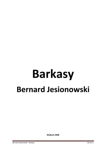 Bernard Jesionowski - Marienburg.pl