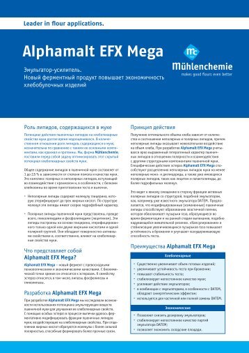 Alphamalt EFX Mega - MÃ¼hlenchemie GmbH & Co. KG