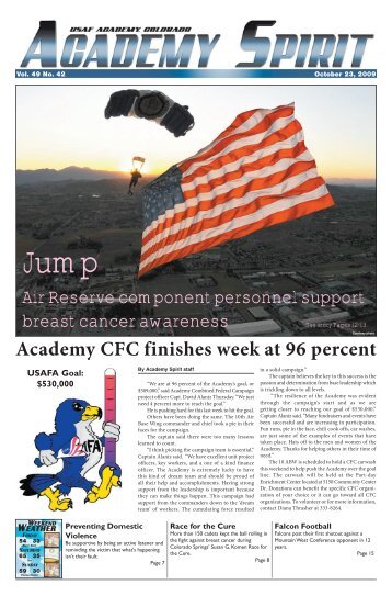 Academy CFC finishes week at 96 - United States Air Force Academy