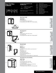 Base End Run Cabinets - Roberts Company, Inc.