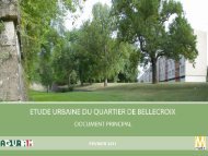 Etude urbaine du quartier de Bellecroix - Apur