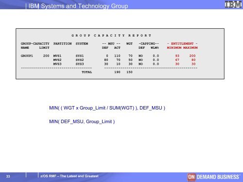 IBM black-and-white template