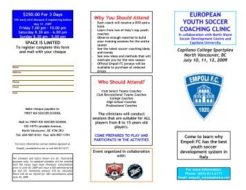 Empoli coaching clinic brochure - 2009.pdf - North Shore Girls ...