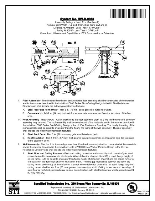 Hw D 0363 Sti Specified Technologies Inc