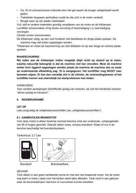 Trilstamper Lumag VS80G - Matom