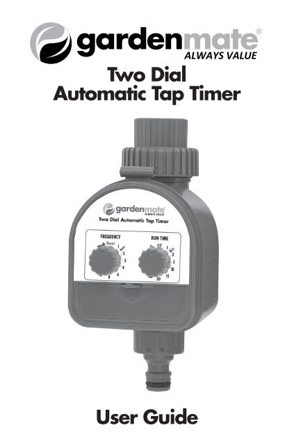 Pope Two Dial Electronic Tap Timer 