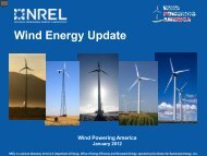 Wind Energy Update - Wind Powering America