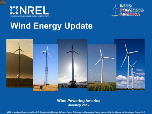 Wind Energy Update - Wind Powering America