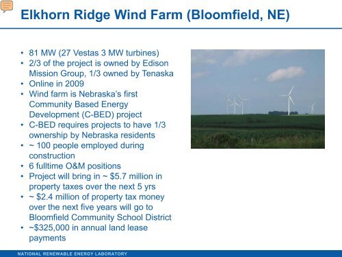 Wind Energy Update - Wind Powering America
