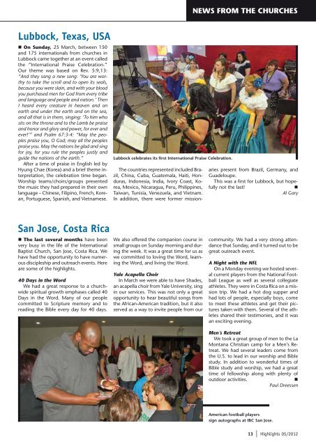 2012 May.pdf - International Baptist Convention