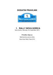 Dodatni pravilnik Rally Nova Gorica 2012 - AS2005