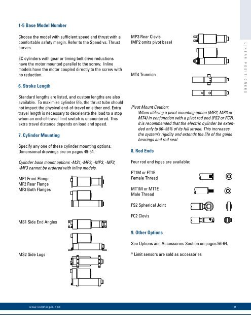 Linear Positioners Catalog_en-US_revA - Kollmorgen