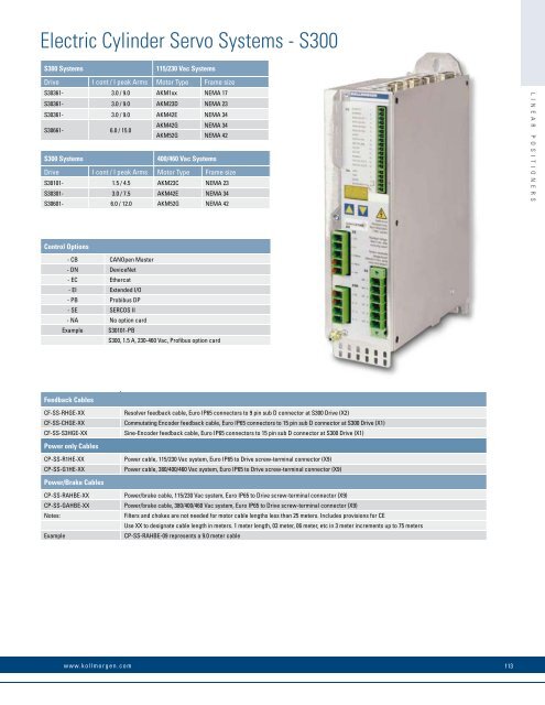 Linear Positioners Catalog_en-US_revA - Kollmorgen