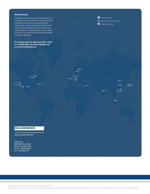 Linear Positioners Catalog_en-US_revA - Kollmorgen