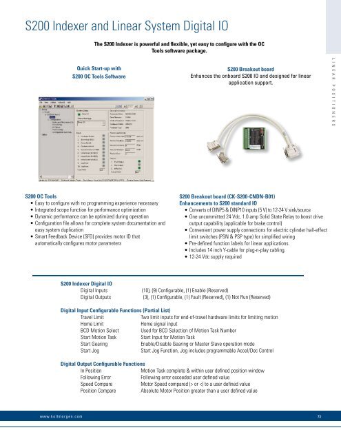 Linear Positioners Catalog_en-US_revA - Kollmorgen