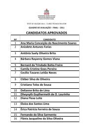 candidatos aprovados Ator - 2011 - ascom - Universidade Federal ...