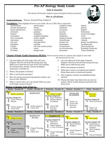 Biology Test #2: Study Guide A - Section 3: Cell Membrane ...